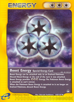 Pokemon Aquapolis Boost Energy - 145