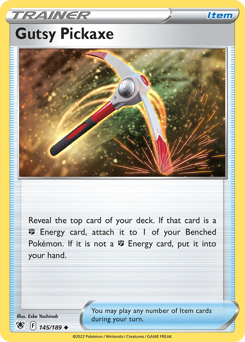 Pokemon Astral Radiance Gutsy Pickaxe - 145
