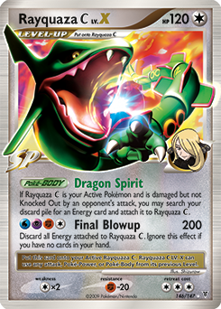 Pokemon Supreme Victors Rayquaza C LV.X - 146