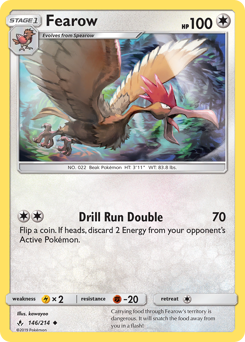 Pokemon Unbroken Bonds Fearow - 146