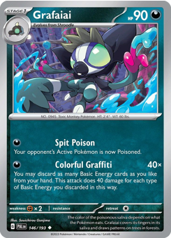 Pokemon Paldea Evolved Grafaiai - 146