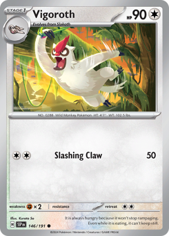 Pokemon Surging Sparks Vigoroth - 146