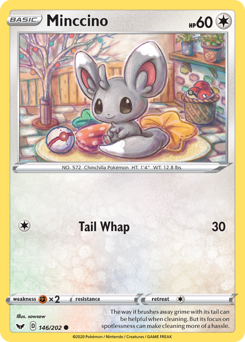 Pokemon Sword & Shield Minccino - 146