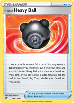 Pokemon Astral Radiance Hisuian Heavy Ball - 146
