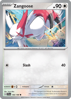Pokemon Scarlet & Violet Zangoose - 146