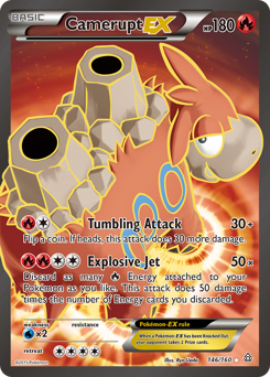 Pokemon Primal Clash Camerupt-EX - 146