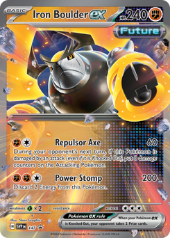 Pokemon Scarlet & Violet Black Star Promos Iron Boulder ex - 147