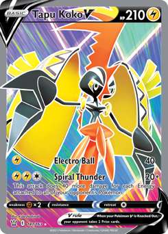 Pokemon Battle Styles Tapu Koko V - 147