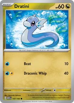 Pokemon 151 Dratini - 147