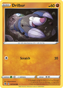 Pokemon Fusion Strike Drilbur - 147