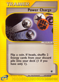 Pokemon Expedition Base Set Power Charge - 147