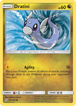 Pokemon Unified Minds Dratini - 147