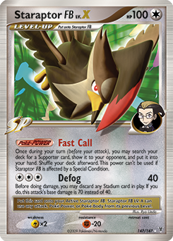 Pokemon Supreme Victors Staraptor FB LV.X - 147