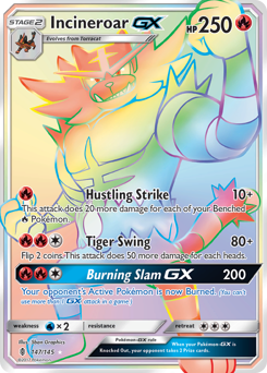 Pokemon Guardians Rising Incineroar-GX - 147