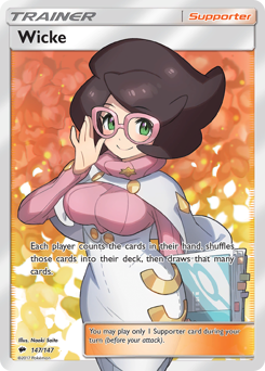 Pokemon Burning Shadows Wicke - 147