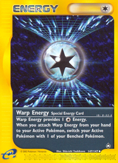 Pokemon Aquapolis Warp Energy - 147