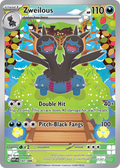 Pokemon White Flare Zweilous - 147