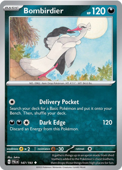 Pokemon Paldea Evolved Bombirdier - 147