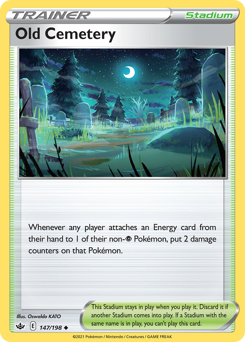 Pokemon Chilling Reign Old Cemetery - 147