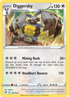 Pokemon Rebel Clash Diggersby - 147