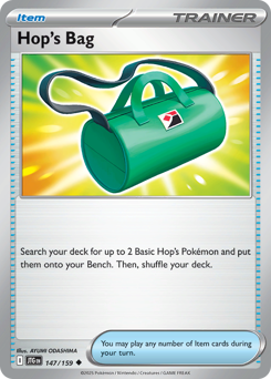 Pokemon Journey Together Hop's Bag - 147