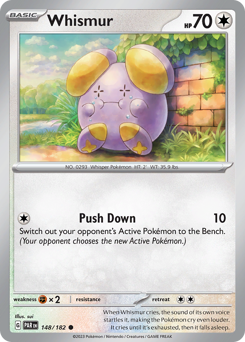 Pokemon Paradox Rift Whismur - 148