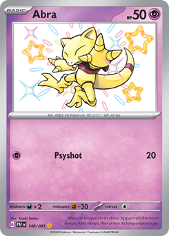 Pokemon Paldean Fates Abra - 148