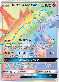 Pokemon Guardians Rising Turtonator-GX - 148