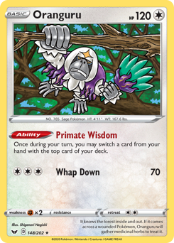 Pokemon Sword & Shield Oranguru - 148