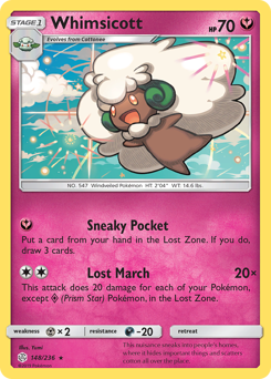 Pokemon Cosmic Eclipse Whimsicott - 148