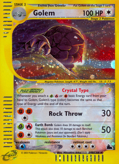 Pokemon Skyridge Golem - 148