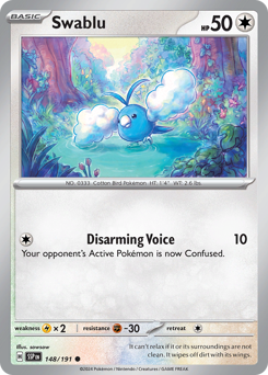 Pokemon Surging Sparks Swablu - 148
