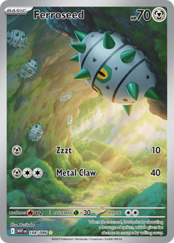 Pokemon White Flare Ferroseed - 148