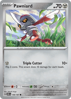 Pokemon Obsidian Flames Pawniard - 148