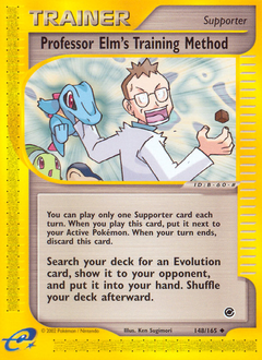 Pokemon Expedition Base Set Professor Elm's Training Method - 148