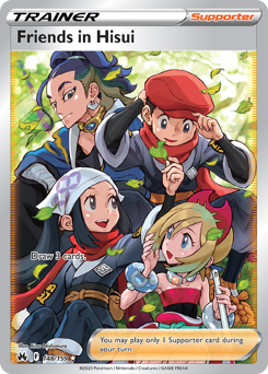 Pokemon Crown Zenith Friends in Hisui - 148