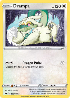 Pokemon Sword & Shield Drampa - 149