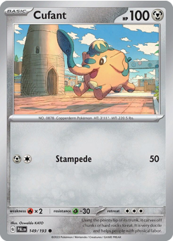Pokemon Paldea Evolved Cufant - 149