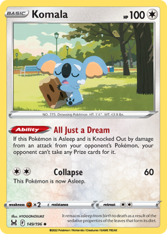 Pokemon Lost Origin Komala - 149