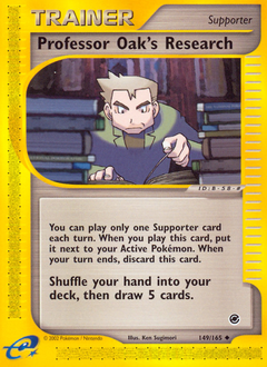 Pokemon Expedition Base Set Professor Oak's Research - 149