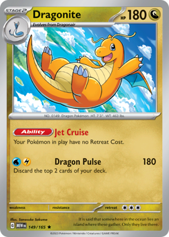 Pokemon 151 Dragonite - 149