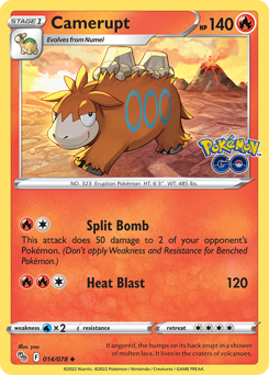 Pokemon Pokémon GO Camerupt - 14