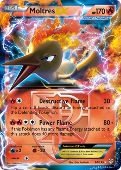 Pokemon Plasma Storm Moltres-EX - 14