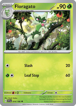 Pokemon Scarlet & Violet Floragato - 14