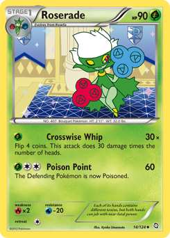 Pokemon Dragons Exalted Roserade - 14