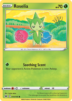 Pokemon Lost Origin Roselia - 14