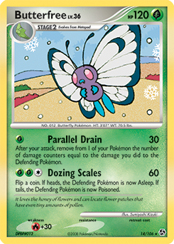 Pokemon Great Encounters Butterfree - 14