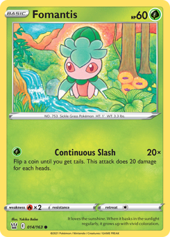 Pokemon Battle Styles Fomantis - 14
