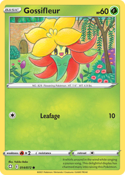 Pokemon Shining Fates Gossifleur - 14