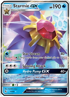 Pokemon Hidden Fates Starmie-GX - 14